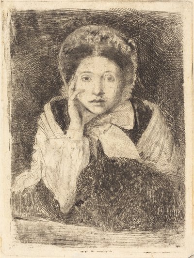 Marguerite De Gas, kunstnerens søster av Edgar Degas