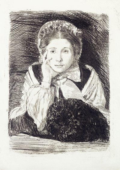 Marguerite, ca. 1860-62 av Edgar Degas