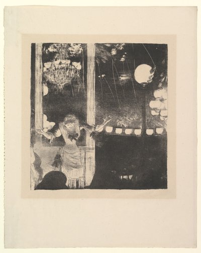 Frøken Bécat på Café des Ambassadeurs, Paris, 1877-78. av Edgar Degas