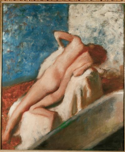 Etter badet av Edgar Degas