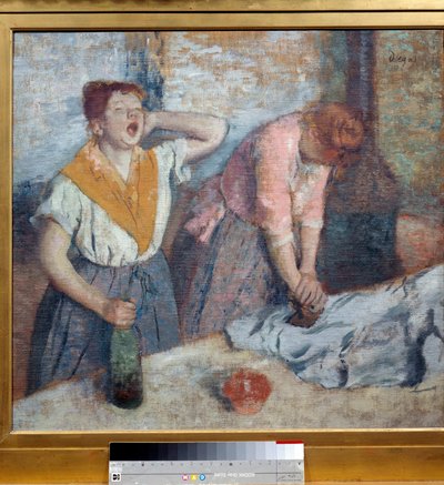 Malerier av Edgar Degas (1834-1917). 1884/86. Sol. 0,76 x 0,81 m. Paris, Musee d