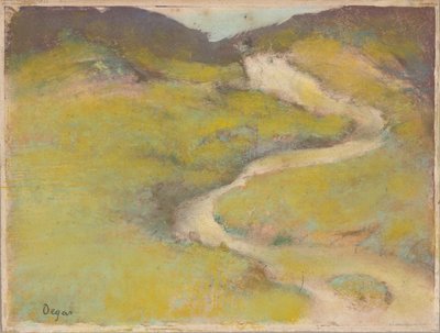 Vei i et felt av Edgar Degas