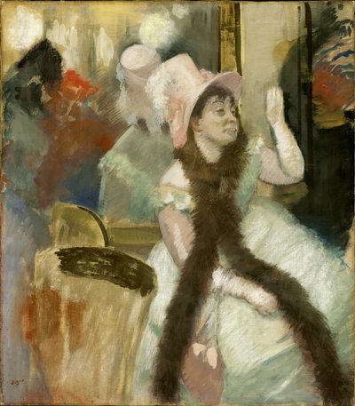 Portrett etter en kostymeball av Edgar Degas