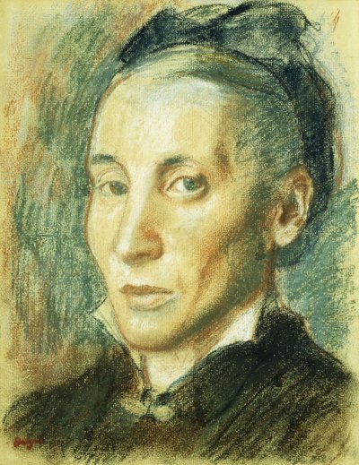 Portrett av en kvinne, 1881-85 av Edgar Degas