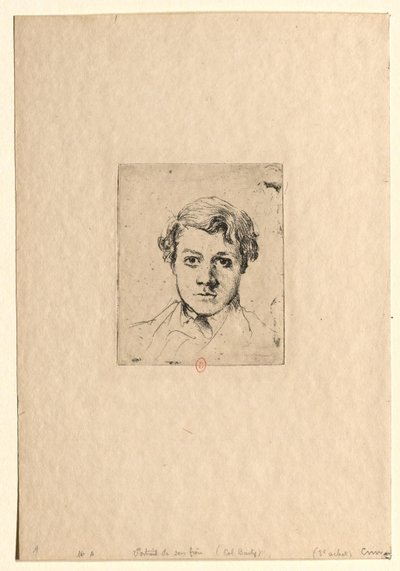 Portrett av kunstnerens bror (René Degas) av Edgar Degas