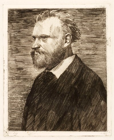 Portrett av Edouard Manet, pub. 1864. av Edgar Degas