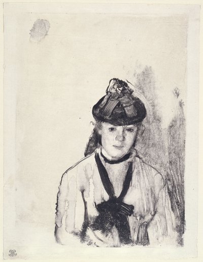 Portrett av Ellen Andrée av Edgar Degas