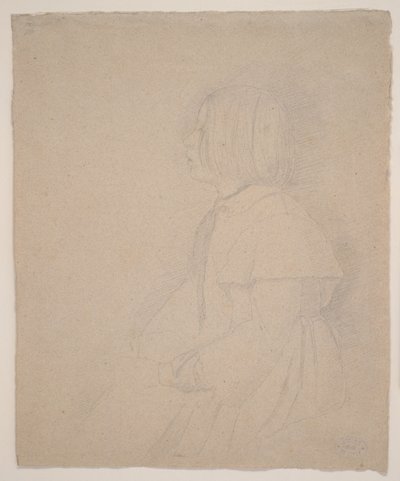 Portrett av Giulia Bellelli, 1858-9 (grafitt) av Edgar Degas