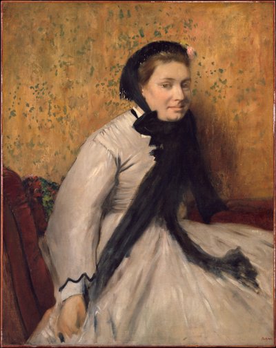 Portrett av en kvinne i grått av Edgar Degas