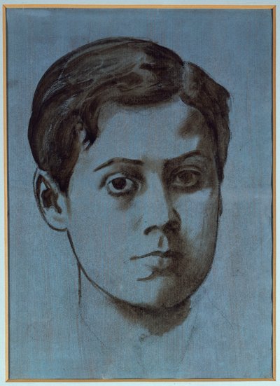 Portrett av en ung mann av Edgar Degas