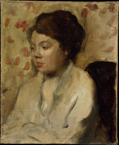 Portrett av en ung kvinne av Edgar Degas