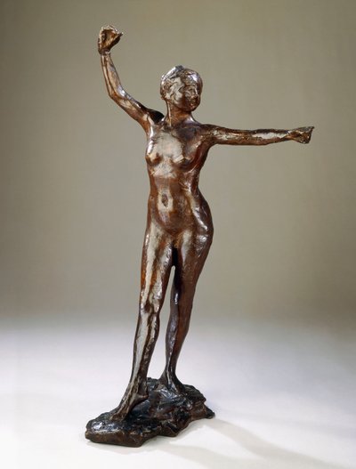 Forberedelse til dansen, høyre fot frem, av Edgar Degas