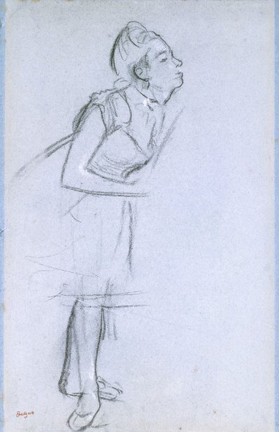Profilen til en danser, av Edgar Degas