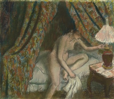 Pensjonist, c.1883 av Edgar Degas