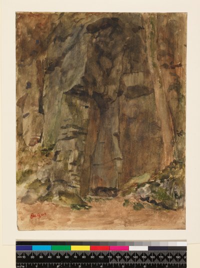 Steiner ved Bagnoles-De-L"Orne, før 1917 av Edgar Degas
