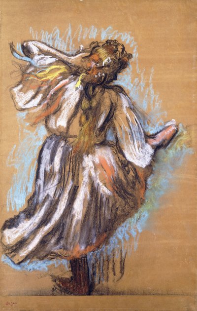 Russisk danser, 1895 av Edgar Degas
