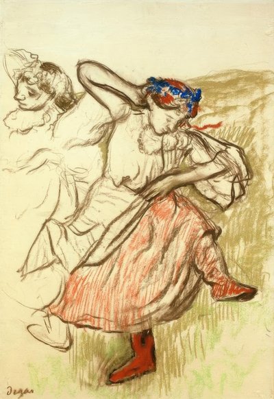 Russiske dansere av Edgar Degas
