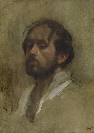 Selvportrett av Edgar Degas