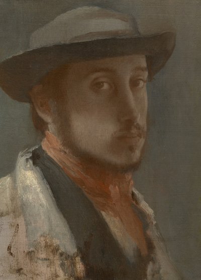 Selvportrett, ca. 1857?-58 av Edgar Degas
