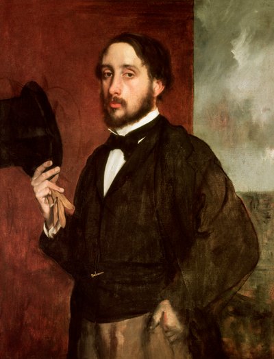 Selvportrett, ca. 1862 (olje på lerret) av Edgar Degas