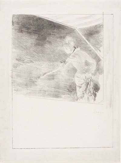 Sanger på en kafékonsert av Edgar Degas