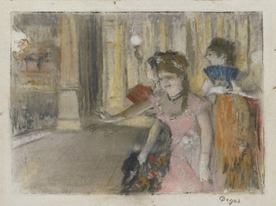 Sangere på scenen, 1877-79 av Edgar Degas