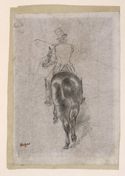 Spurring på hesten av Edgar Degas