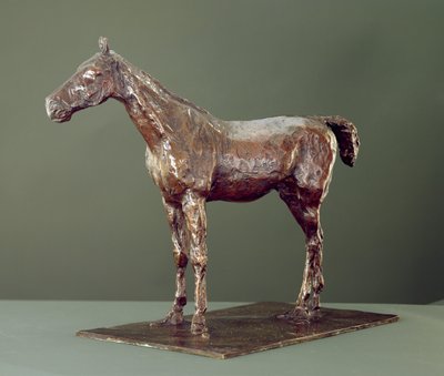 Stående hest (bronse) av Edgar Degas