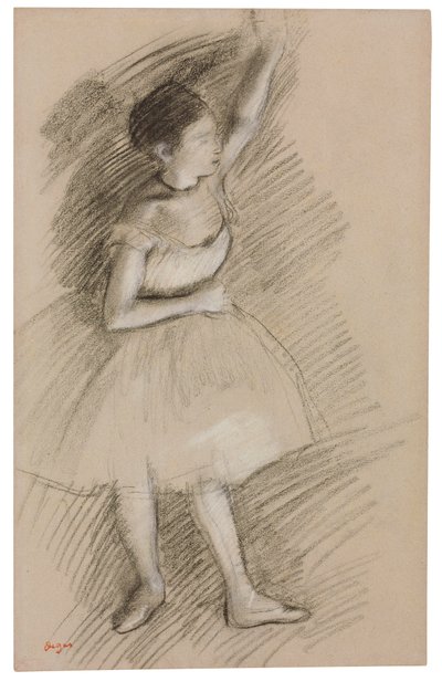 Studie av en danser av Edgar Degas
