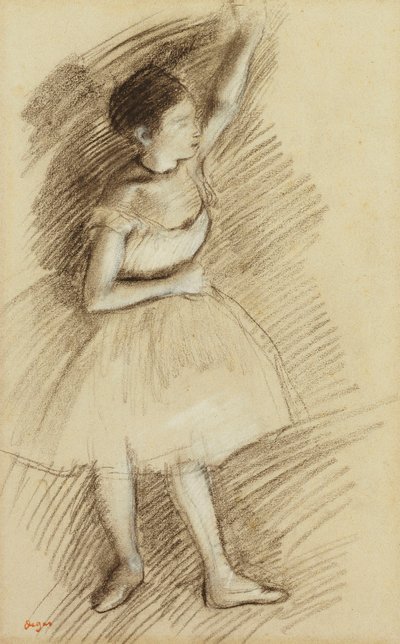 Studie av en danser; Danserens studie av Edgar Degas