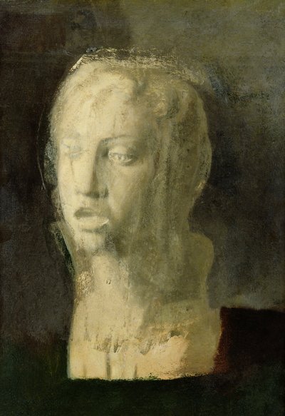 Studie av hodet til en ung sanger, etter Della Robbia, ca. 1856-58 av Edgar Degas
