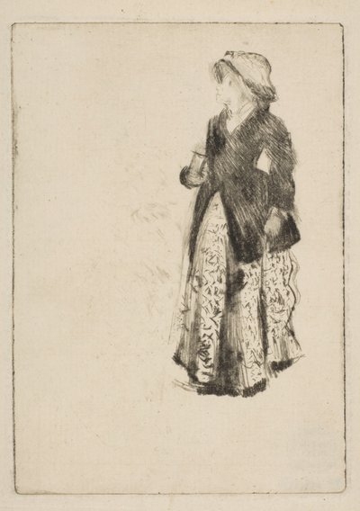 Skuespillerinnen Ellen Andrée, 1879. av Edgar Degas
