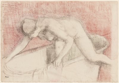 Badet av Edgar Degas