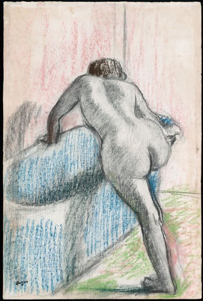 Badet av Edgar Degas