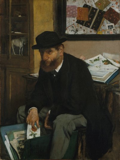 Samleren av trykk, 1866 av Edgar Degas