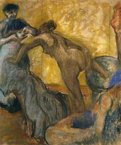 Koppen med varm sjokolade, 1900-5 av Edgar Degas