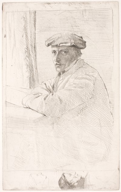 Gravøren Joseph Tourny av Edgar Degas