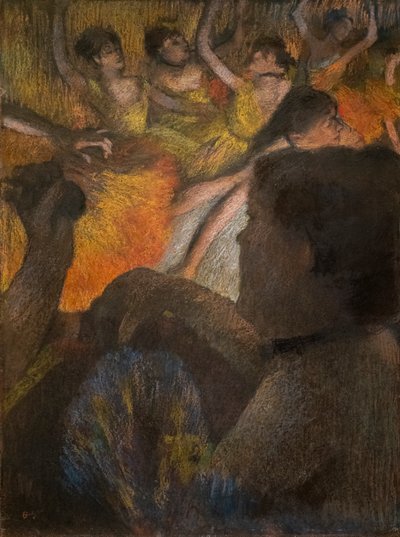 The Lodge. 1885. Pastell på papir. av Edgar Degas