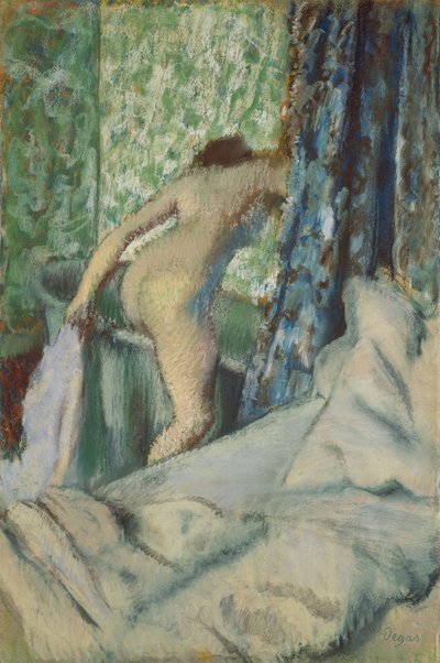 Morgenbadet av Edgar Degas