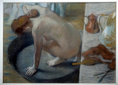 Pastellkaret av Edgar Degas (1834-1917). 1886. Søn. 0,60 x 0,83 m. Paris, Musee d