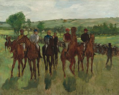 Rytterne, ca. 1885 av Edgar Degas