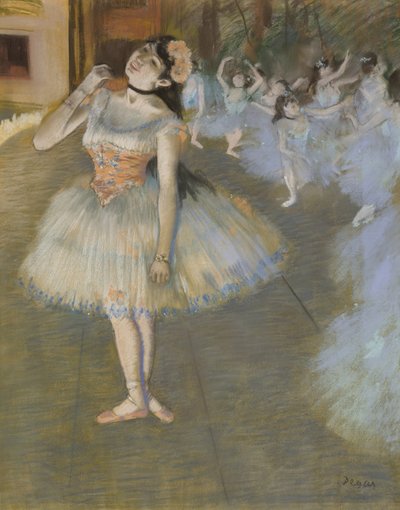 Stjernen, 1879/81 av Edgar Degas