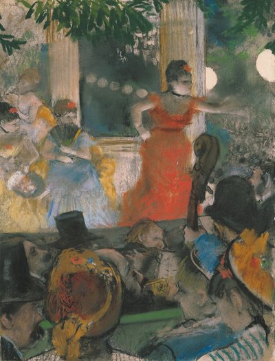 Kafé-konserten på Les Ambassadeurs av Edgar Degas
