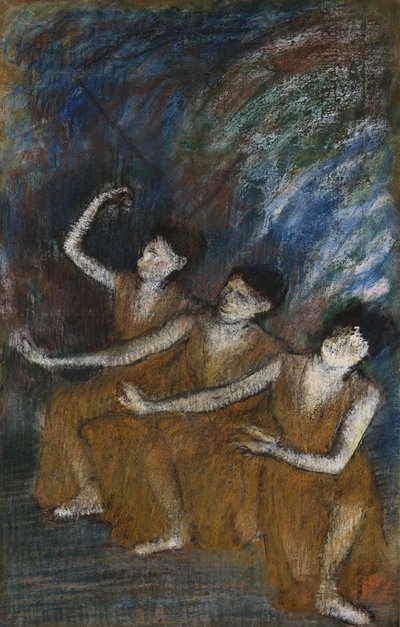 Tre dansere, ca. 1895-98 av Edgar Degas