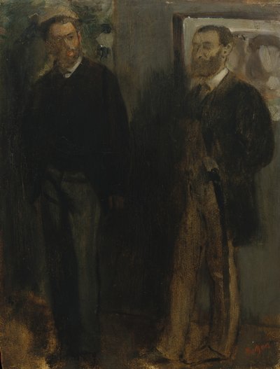 To menn, ca. 1865-69. av Edgar Degas