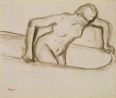 Kvinne i badekar av Edgar Degas