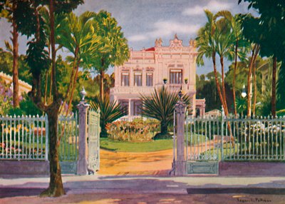 'Residensen til grev Paul de Frontin, Petropolis', 1914 av Edgar L Pattison