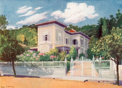 Residence til Mr. Joseph Walker, Petropolis (fargemedlemmer) av Edgar L. Pattison