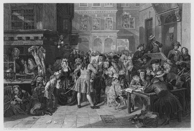 South-Sea Bubble, fra bildet i Vernon Gallery av Edgar Melville after Ward