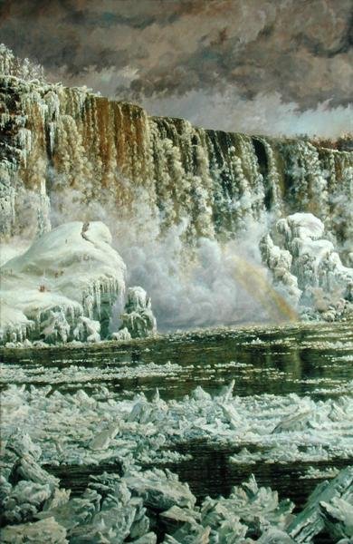 Niagara Falls om vinteren av Edgar Spier Cameron